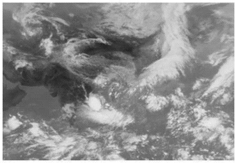 Secondary clustering segmentation method for satellite cloud picture