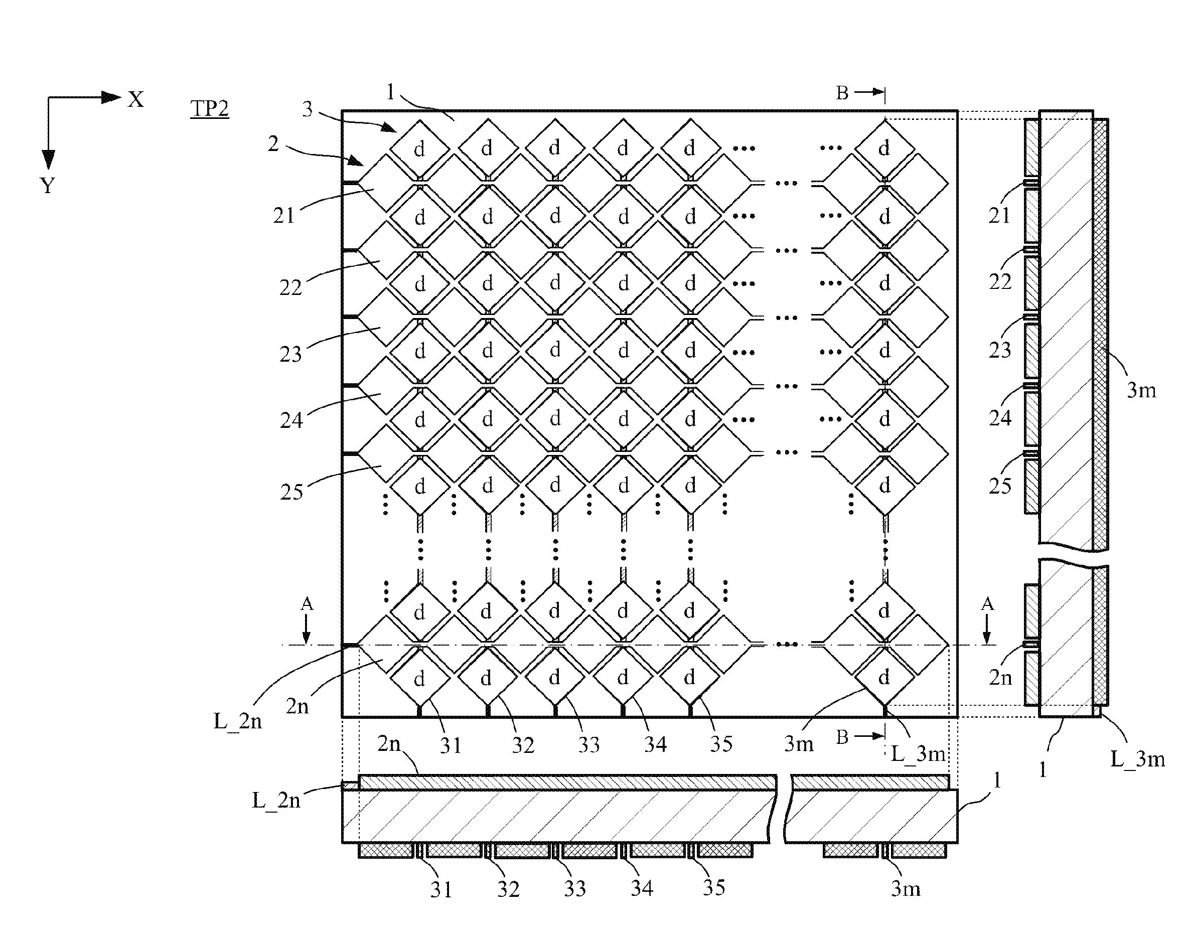 Conductive sheet, touch panel device, display device, and method for manufacturing conductive sheet