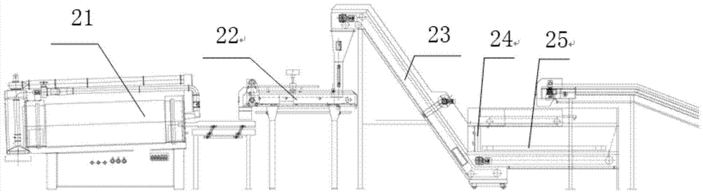 A device and method for controlling the flow rate of shredded tobacco material