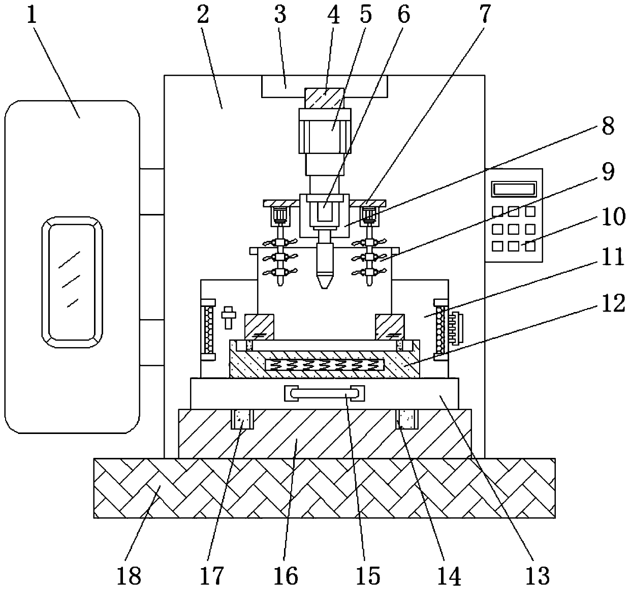 Cell disruption device for biological gene detection