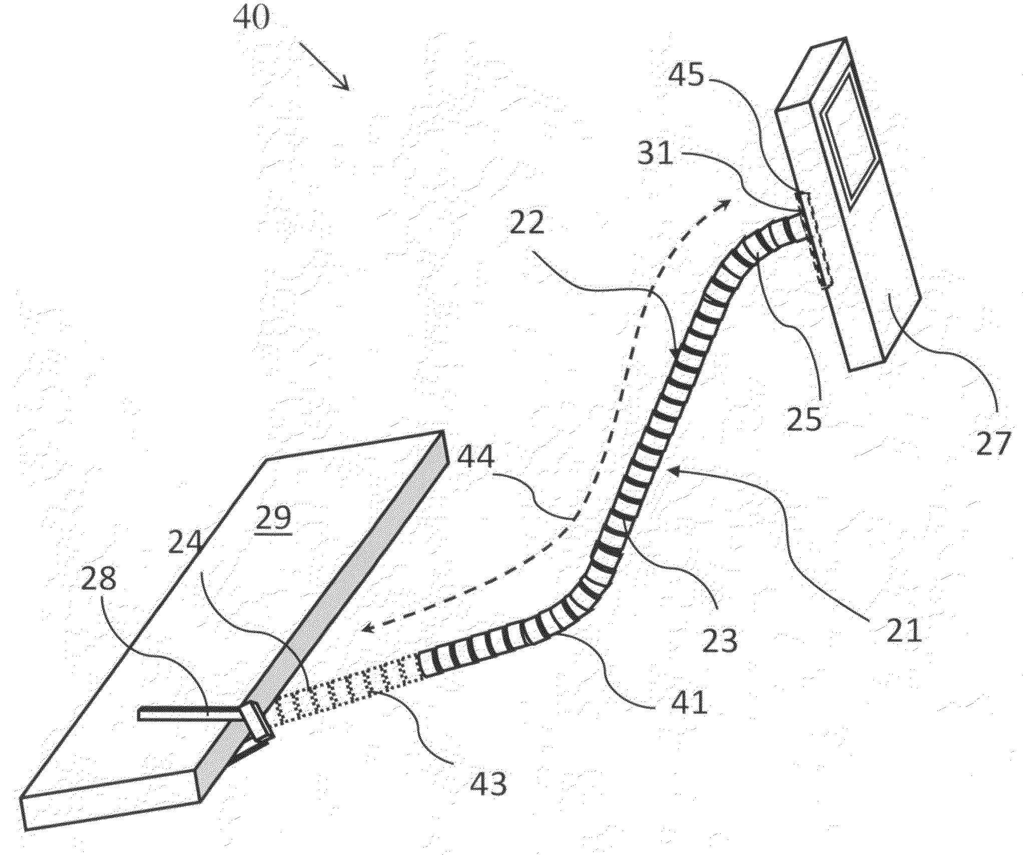 Hands-free device holder for securing hand-held portable electronic device with a screen