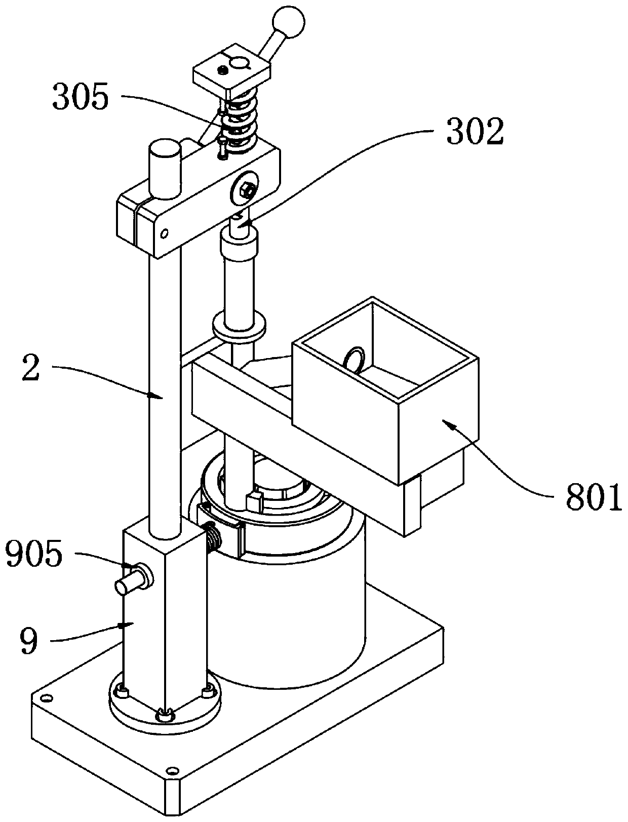 Bearing assembly device capable of automatically assembling rolling ball