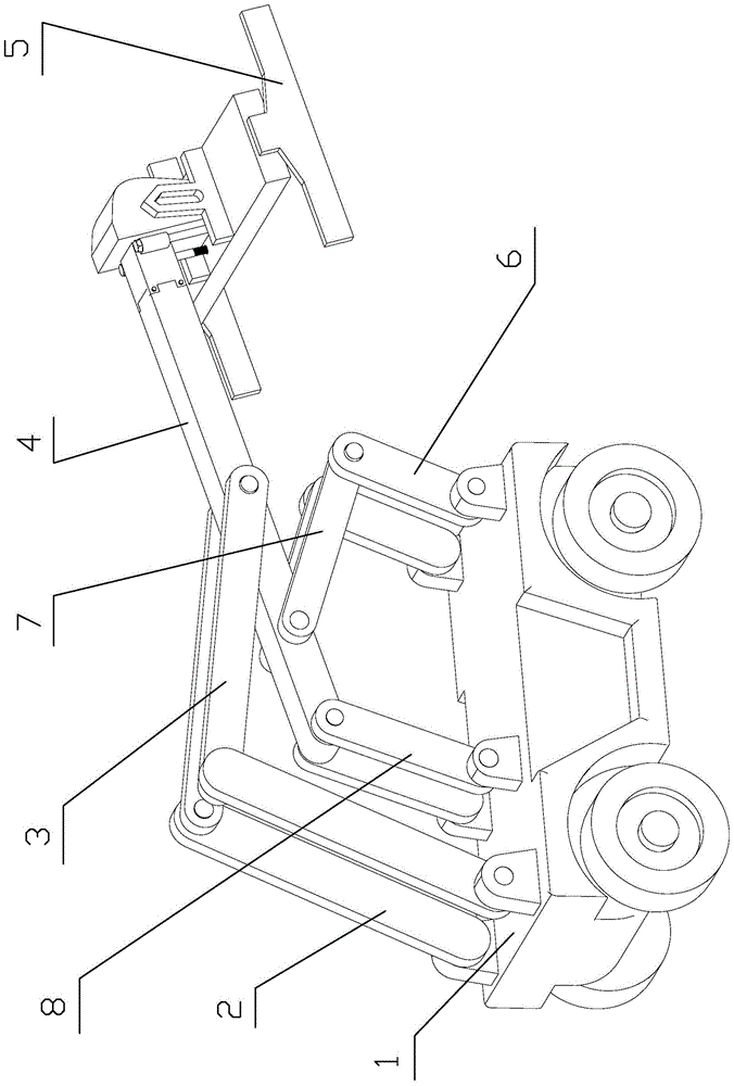 Two-degree-of-freedom hybrid drive controllable hoisting crane