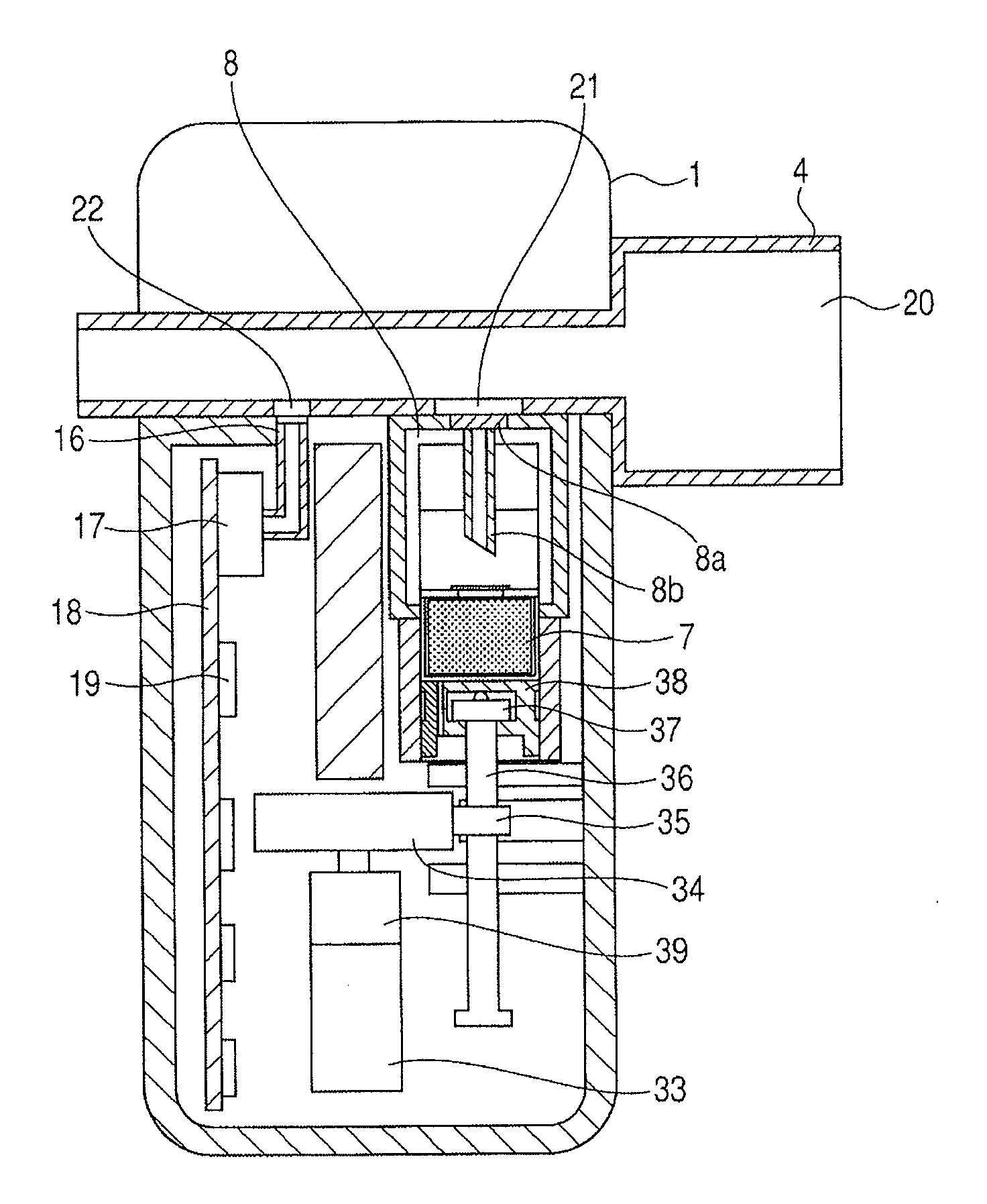 Medicine ejection device