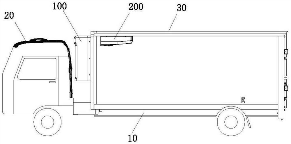 Condensing unit, refrigeration equipment and refrigerator car