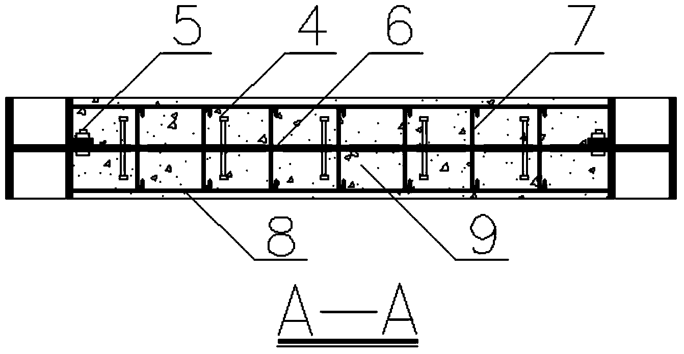 Concrete shear wall with lead core energy-consuming device and built-in steel plate and manufacturing method