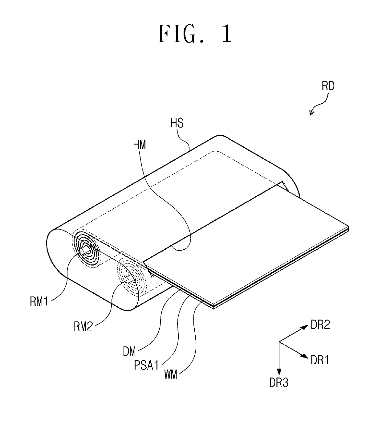 Rollable display device