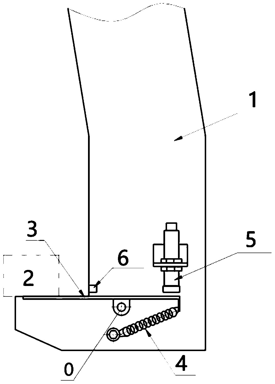 Mechanical device and method for transmitting link induction