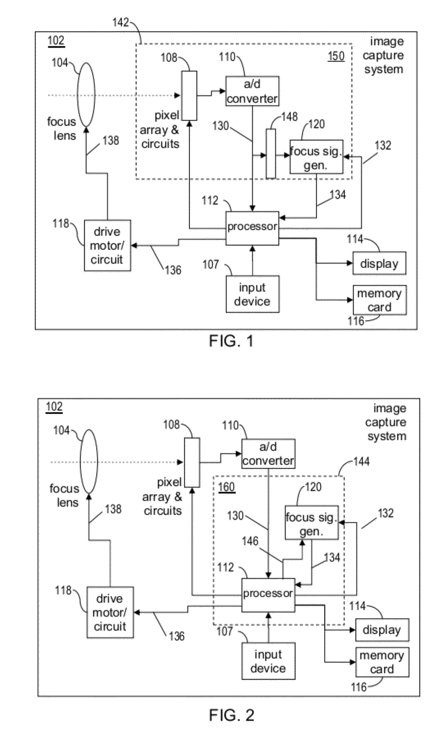 Auto-focus image system