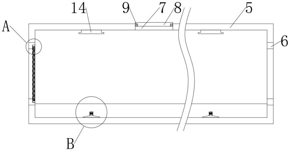 A molding die for plastic drainage pipes