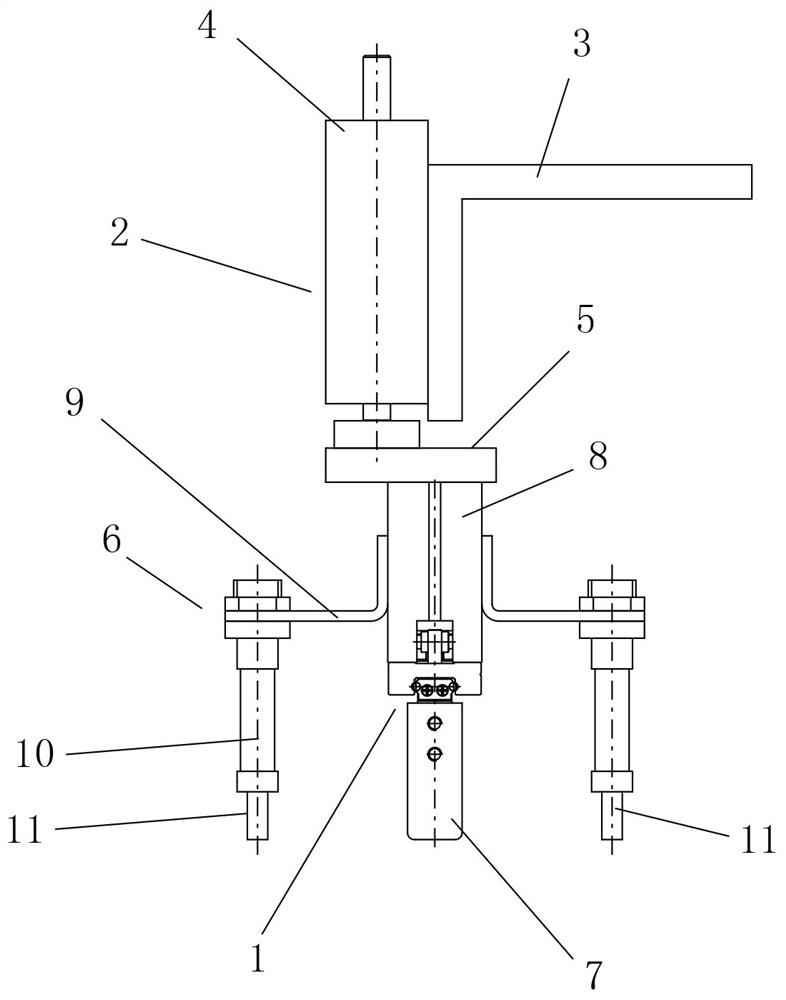 Manipulator for grabbing and placing oral instrument