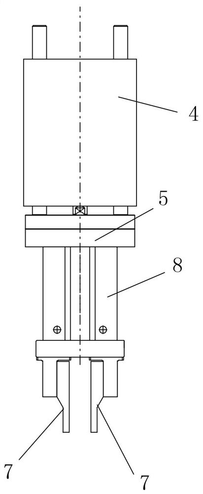 Manipulator for grabbing and placing oral instrument