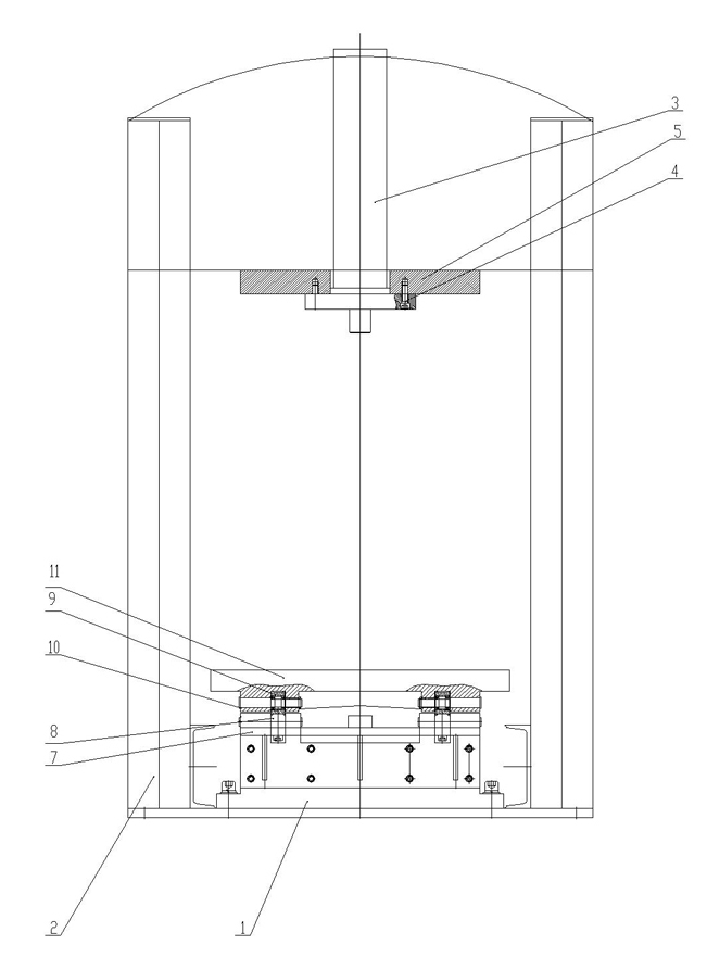 Hydraulic type portal frame