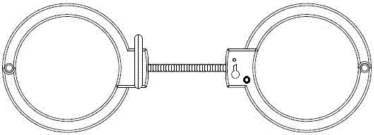 Self-locking type handcuffs