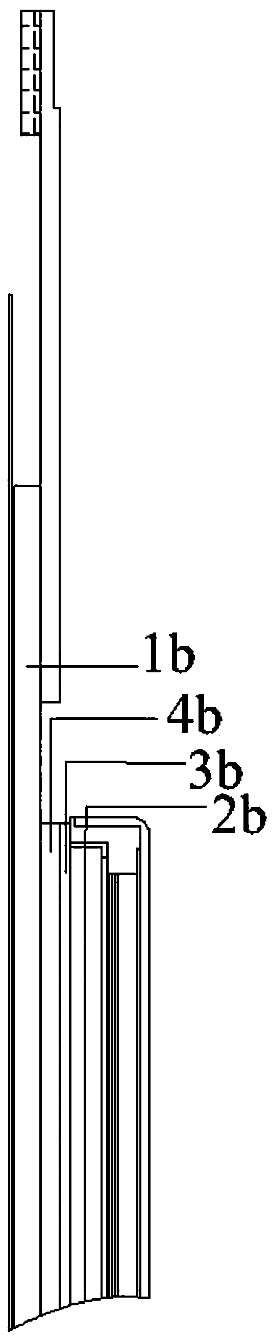 Mobile phone screen and manufacturing method thereof