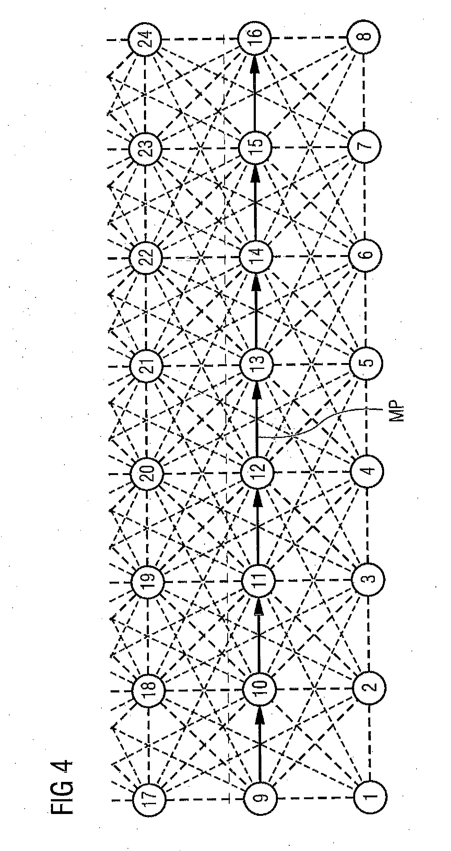 Method for Associating Time Slots with Links Between Network Nodes of a Wireless Interconnected Network