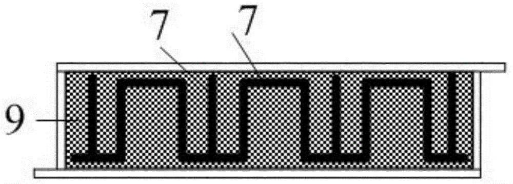 Lightweight composite interior wall panels and interior walls with ribs