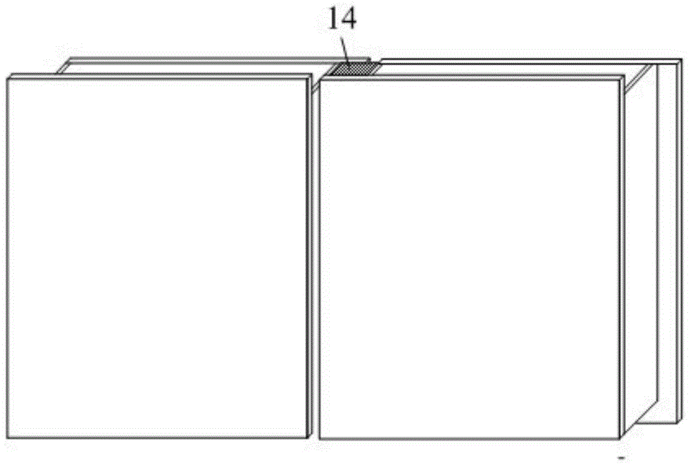 Lightweight composite interior wall panels and interior walls with ribs