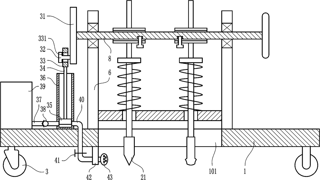 Municipal engineering sewer grating plate dredging device