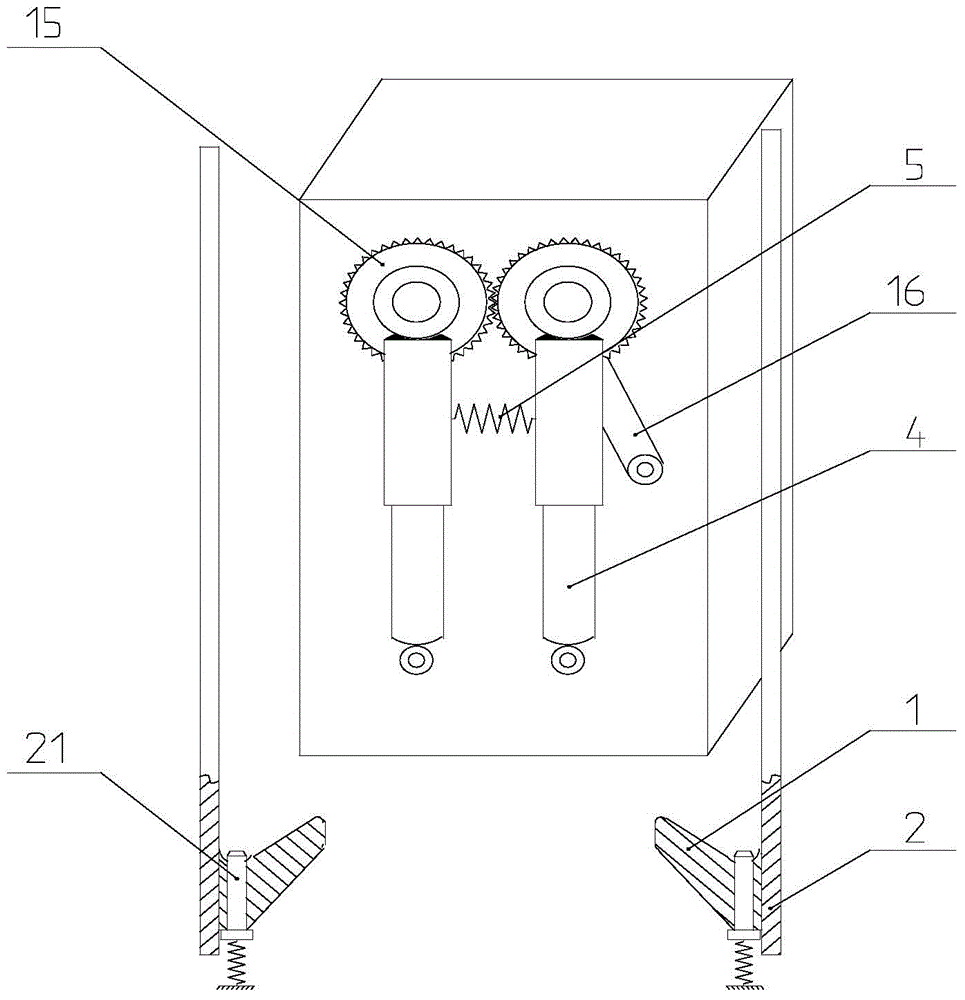 Novel safety device for elevator falling