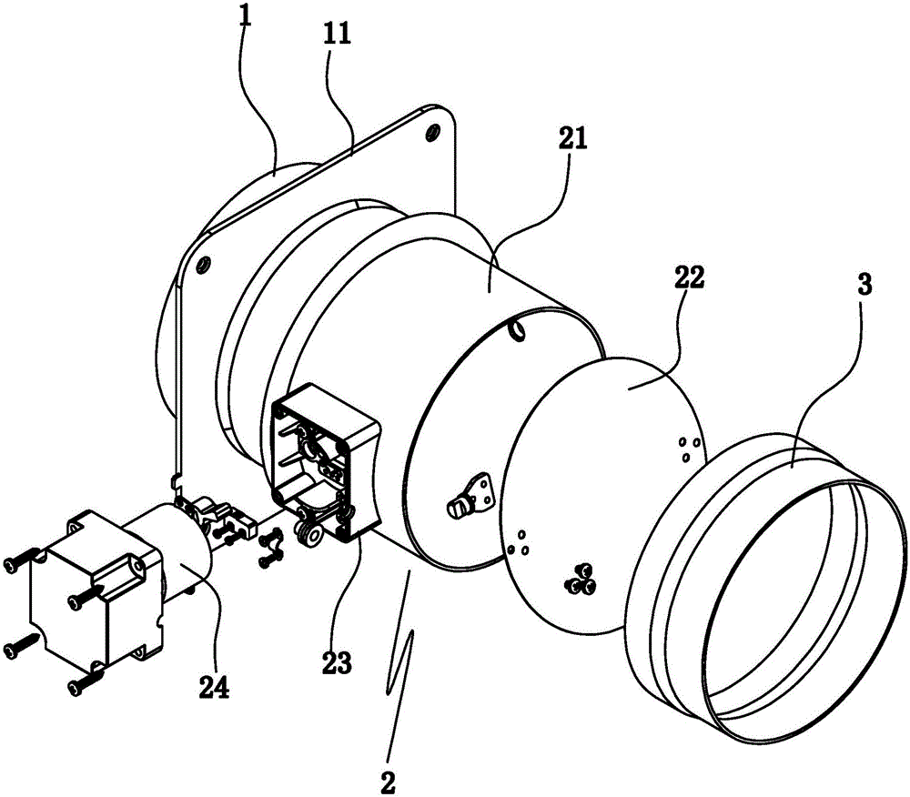 Electric control air-return-resistant check valve for exhaust hood