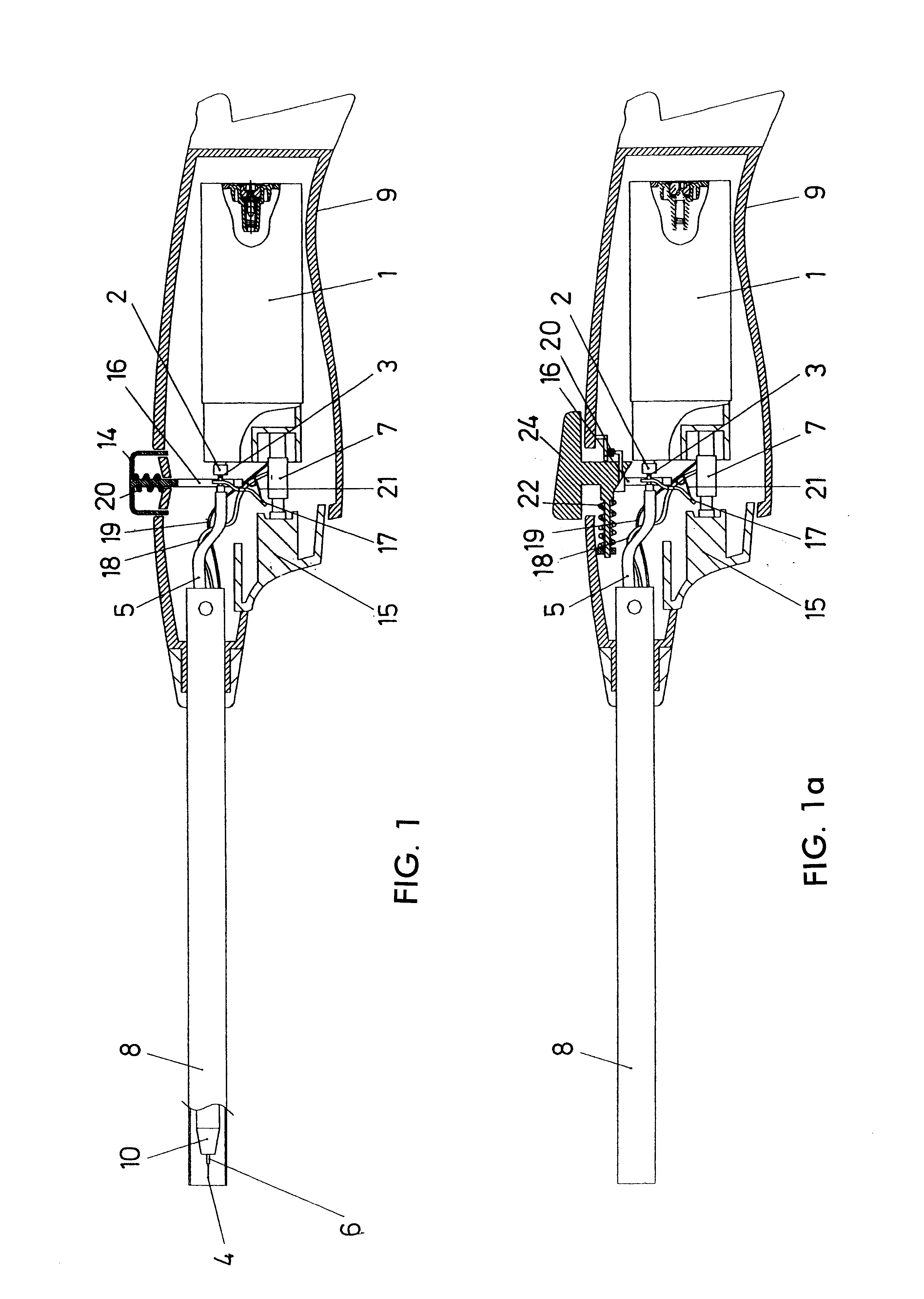 Household lighter with piezoelectric ignition mechanism