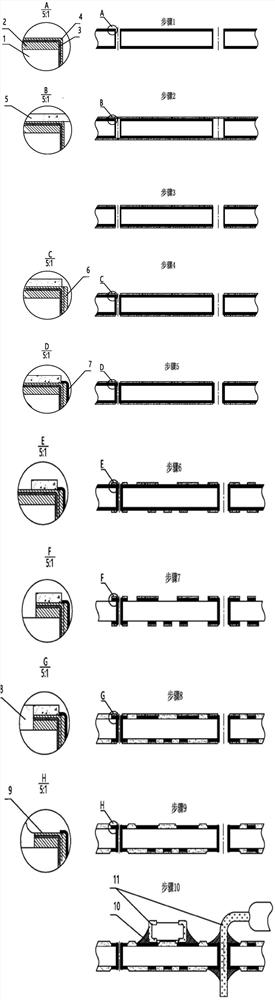 Circuit board manufacturing method for processing plating-resistant and conductive patterns of electroplating holes by laser