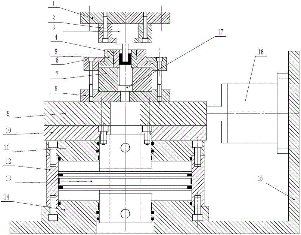 Torsional vibration combined cold extrusion die