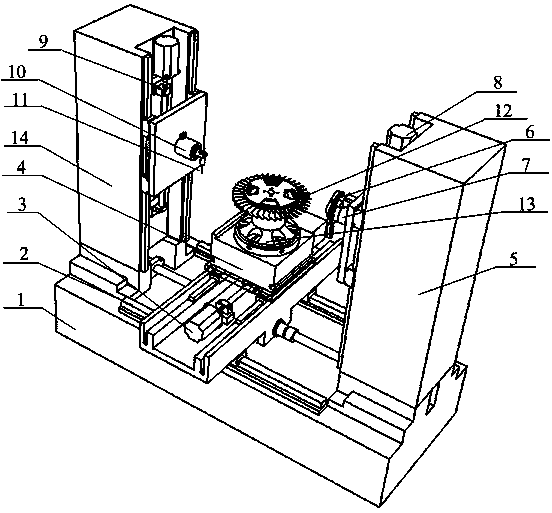 Integral leaf disk grinding and polishing processing and measuring integration device