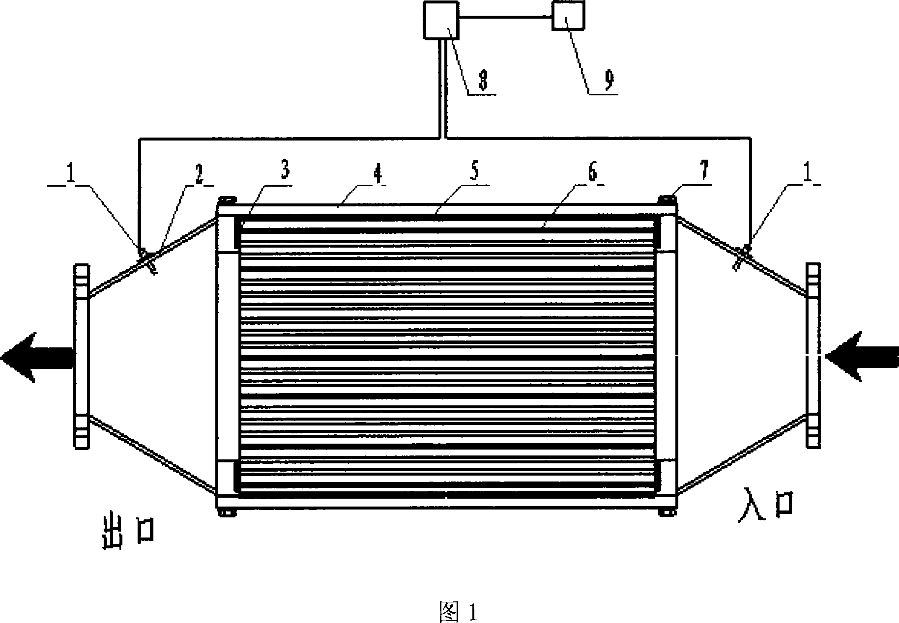 Diesel engine particle catcher