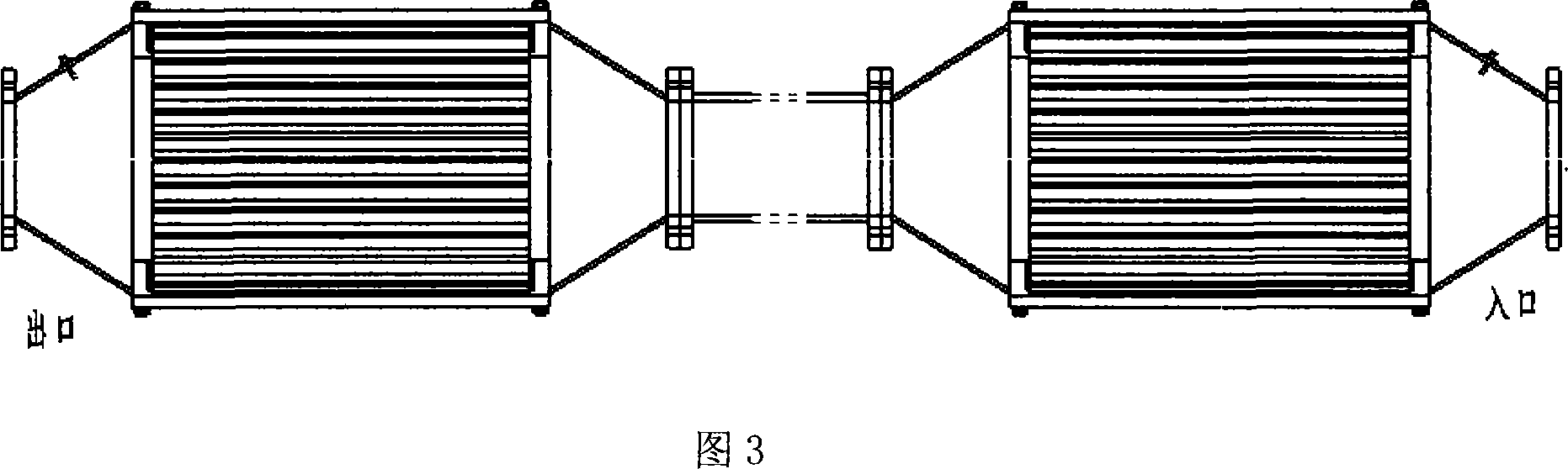 Diesel engine particle catcher