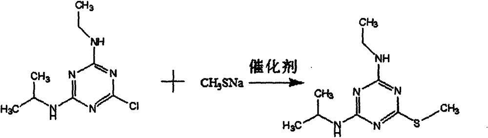 Method for producing ametryn