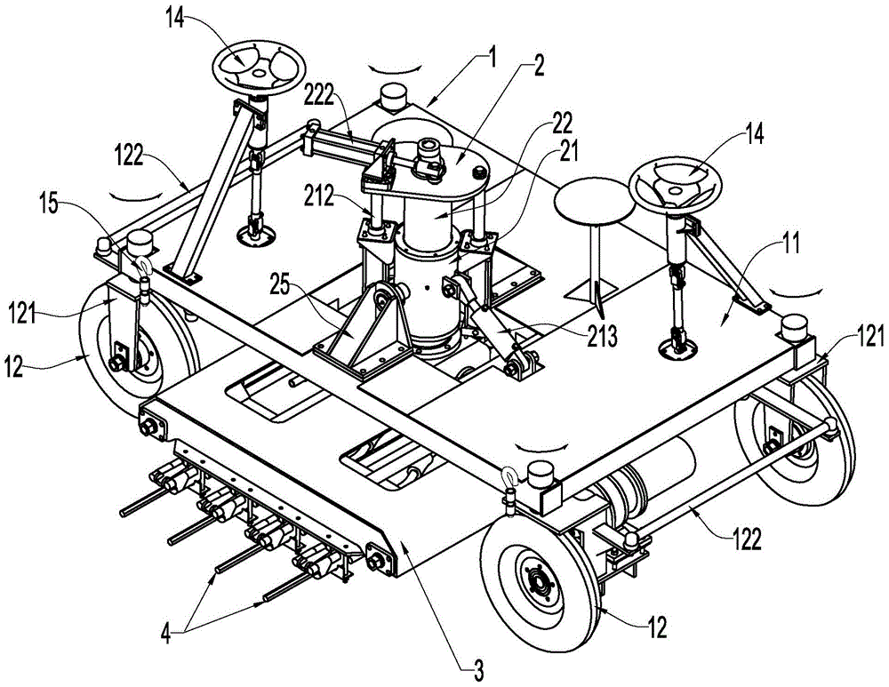 A vehicle-mounted stone drill