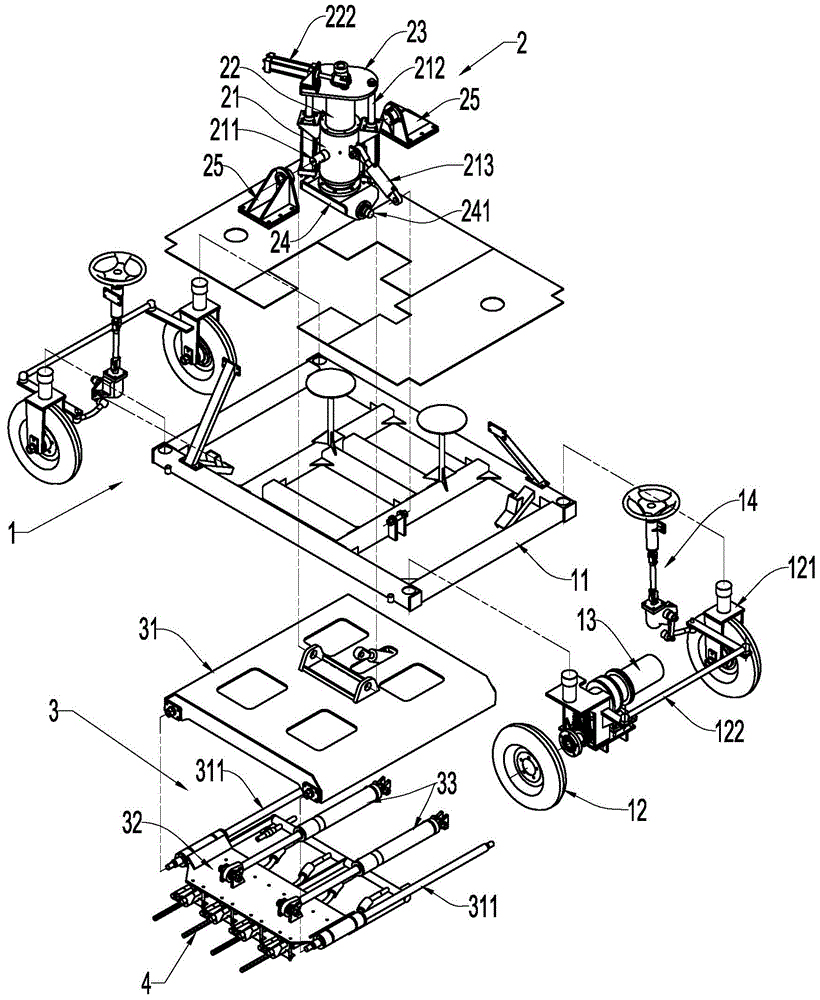 A vehicle-mounted stone drill