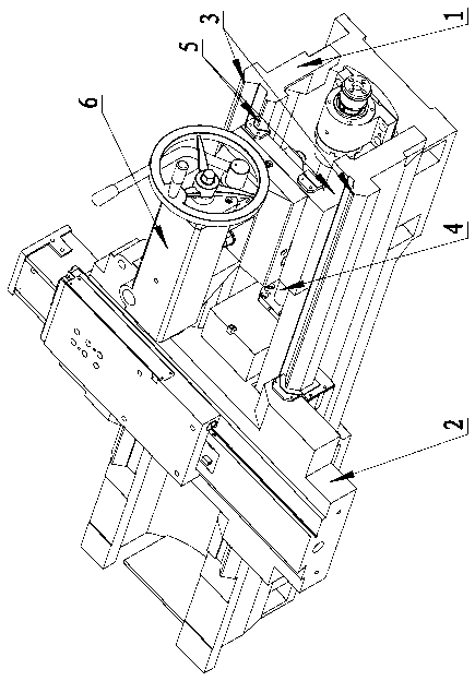 Device with middle lead screw and tailstock for numerical control lathe