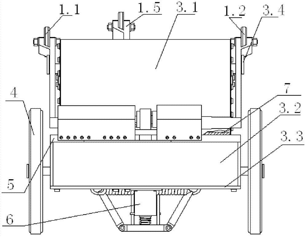 Six-bar bouncing combined-type wheel-leg mobile robot