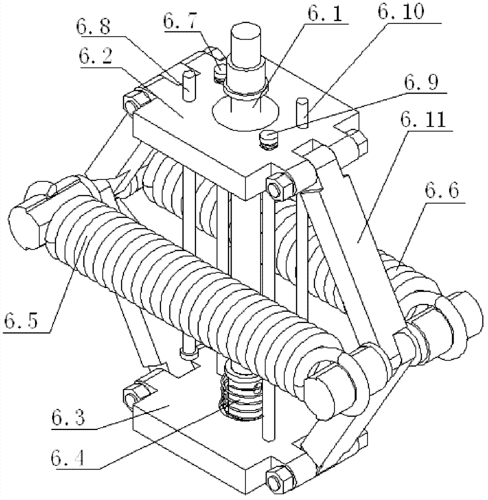 Six-bar bouncing combined-type wheel-leg mobile robot