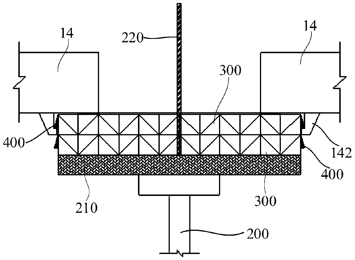 Wet joint construction equipment and wet joint construction method