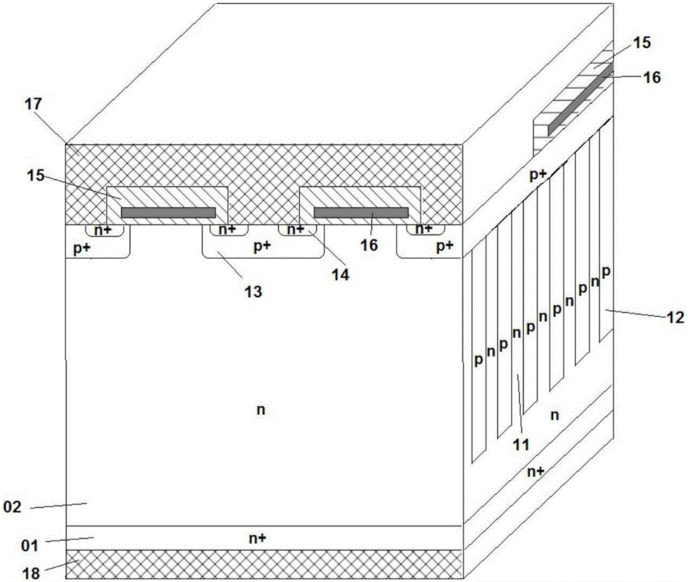 Super-junction semiconductor device and manufacture method thereof