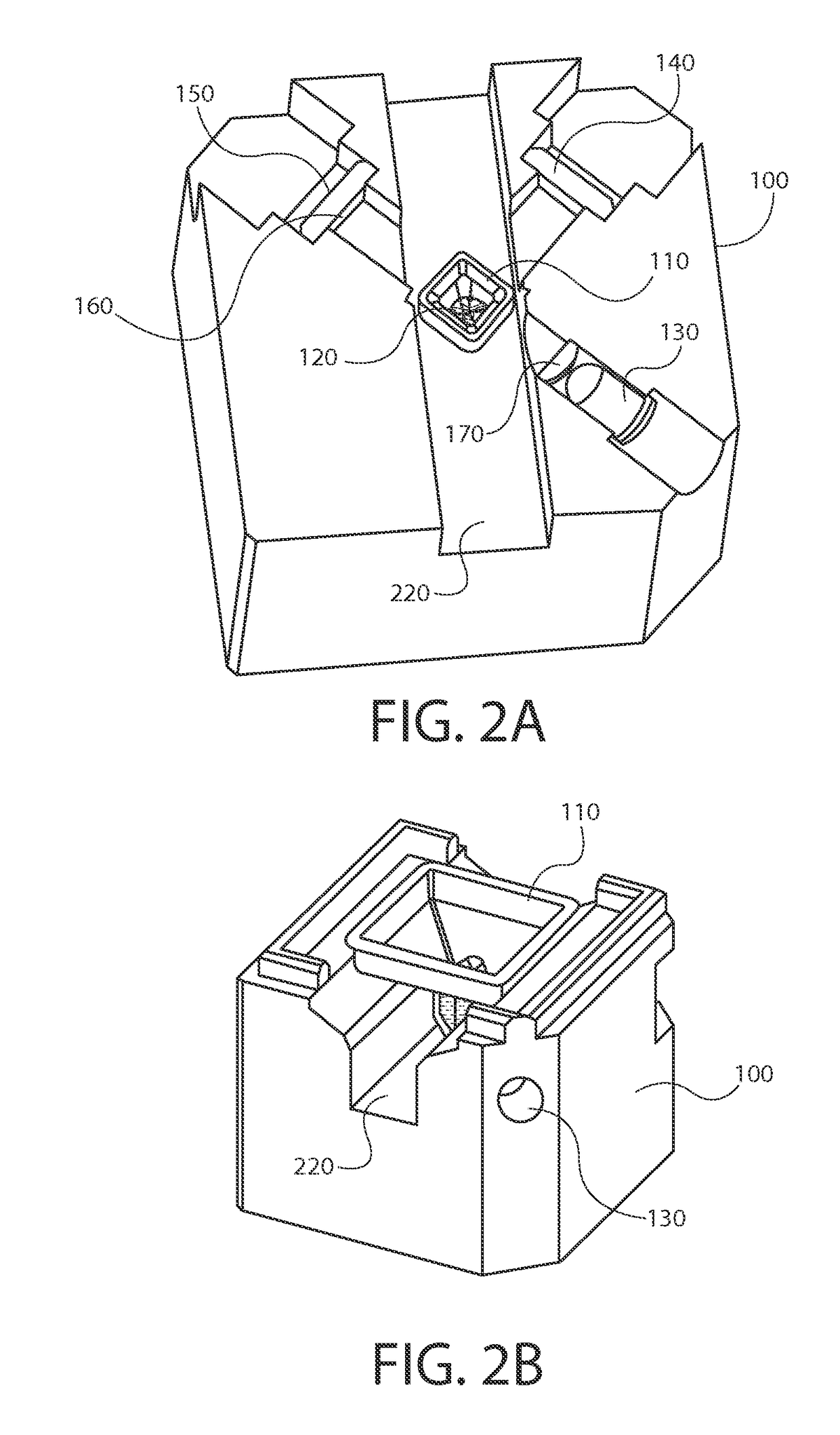 Apparatus for optical inspection of small volumes of liquid sample and cuvettes therefor