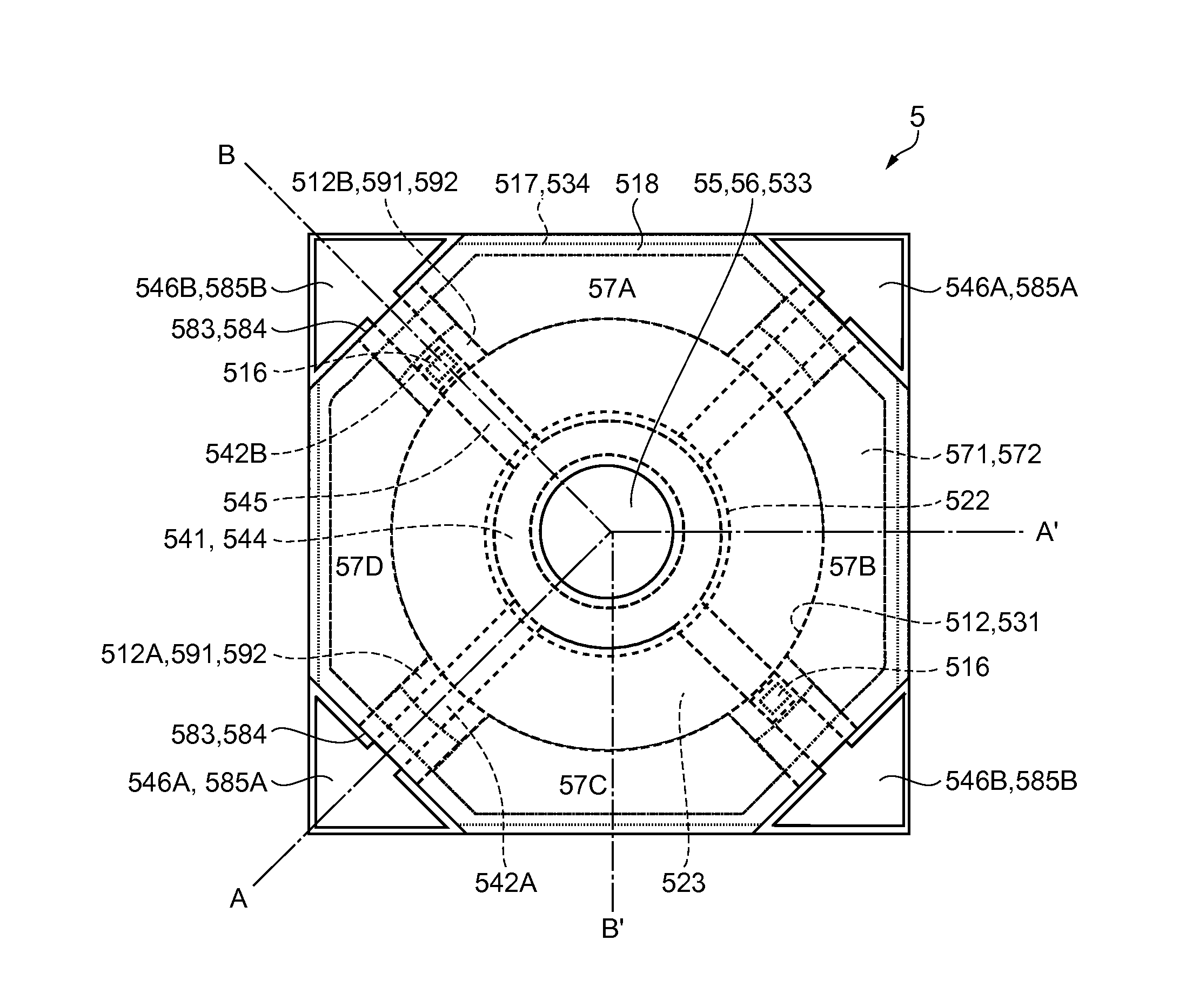 Variable wavelength interference filter, optical module, electronic apparatus, and method of manufacturing variable wavelength interference filter