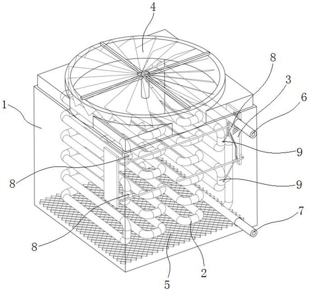 Wind turbine generator gearbox lubricating oil integrated heat dissipation device and control method