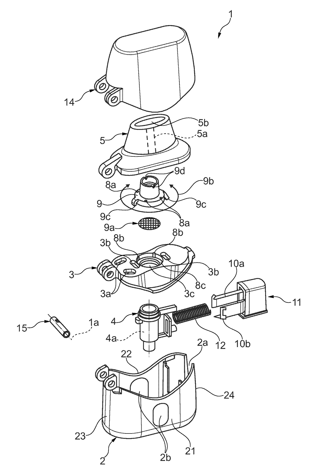 Dry powder inhaler with reproducible flow resistance