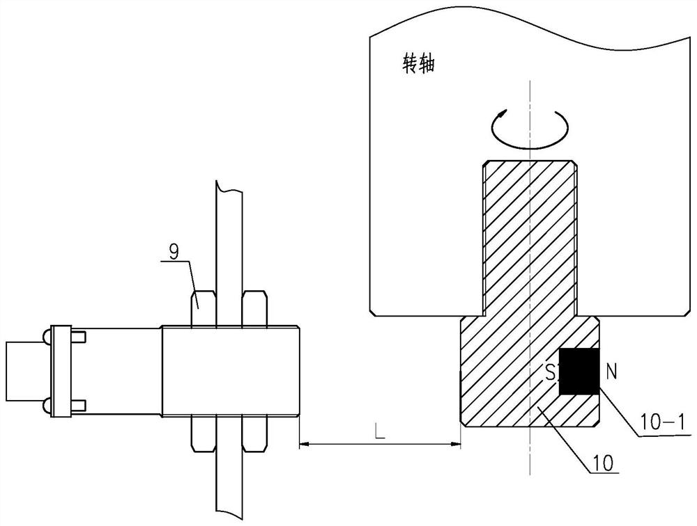 A Magnetoelectric Rotational Speed ​​Sensor Applicable to Large-Space Measurement