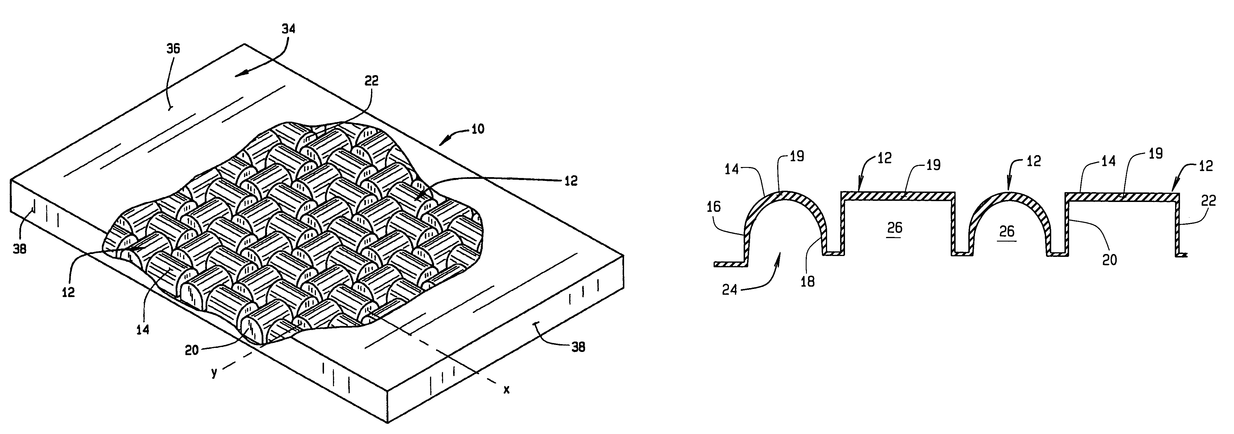 Shape matching cushion