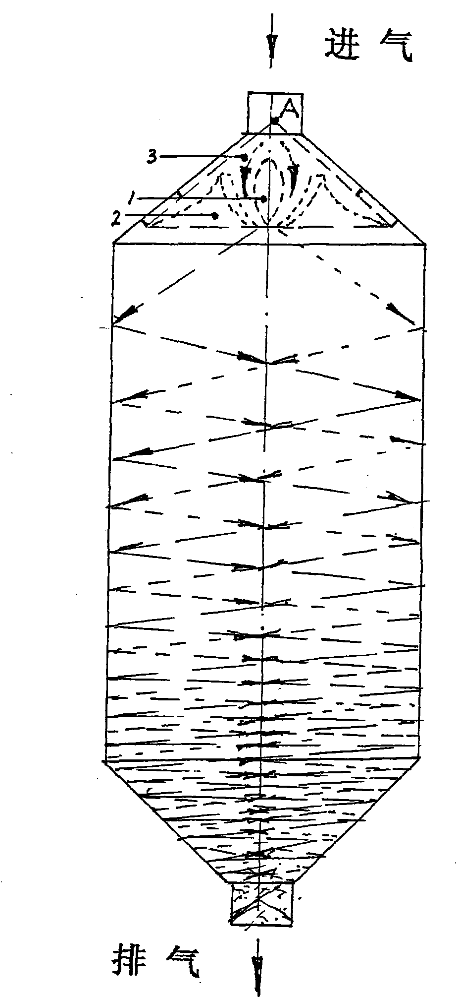 Method for processing core component of energy-saving muffler of internal combustion engine