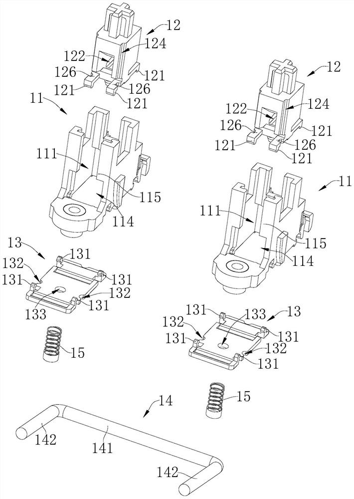 Satellite shaft assembly, key and mechanical keyboard