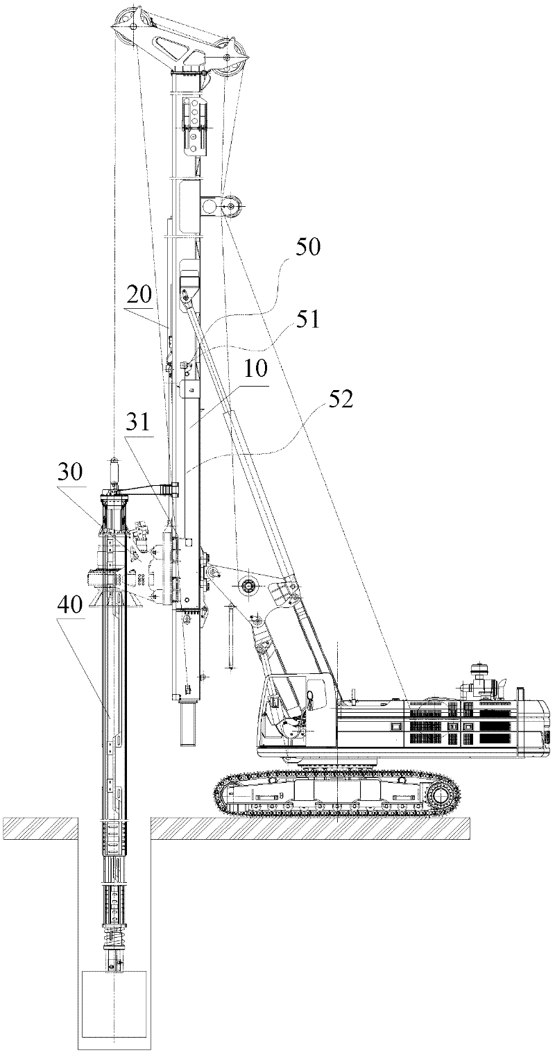 Rotary drilling rig and control mode thereof