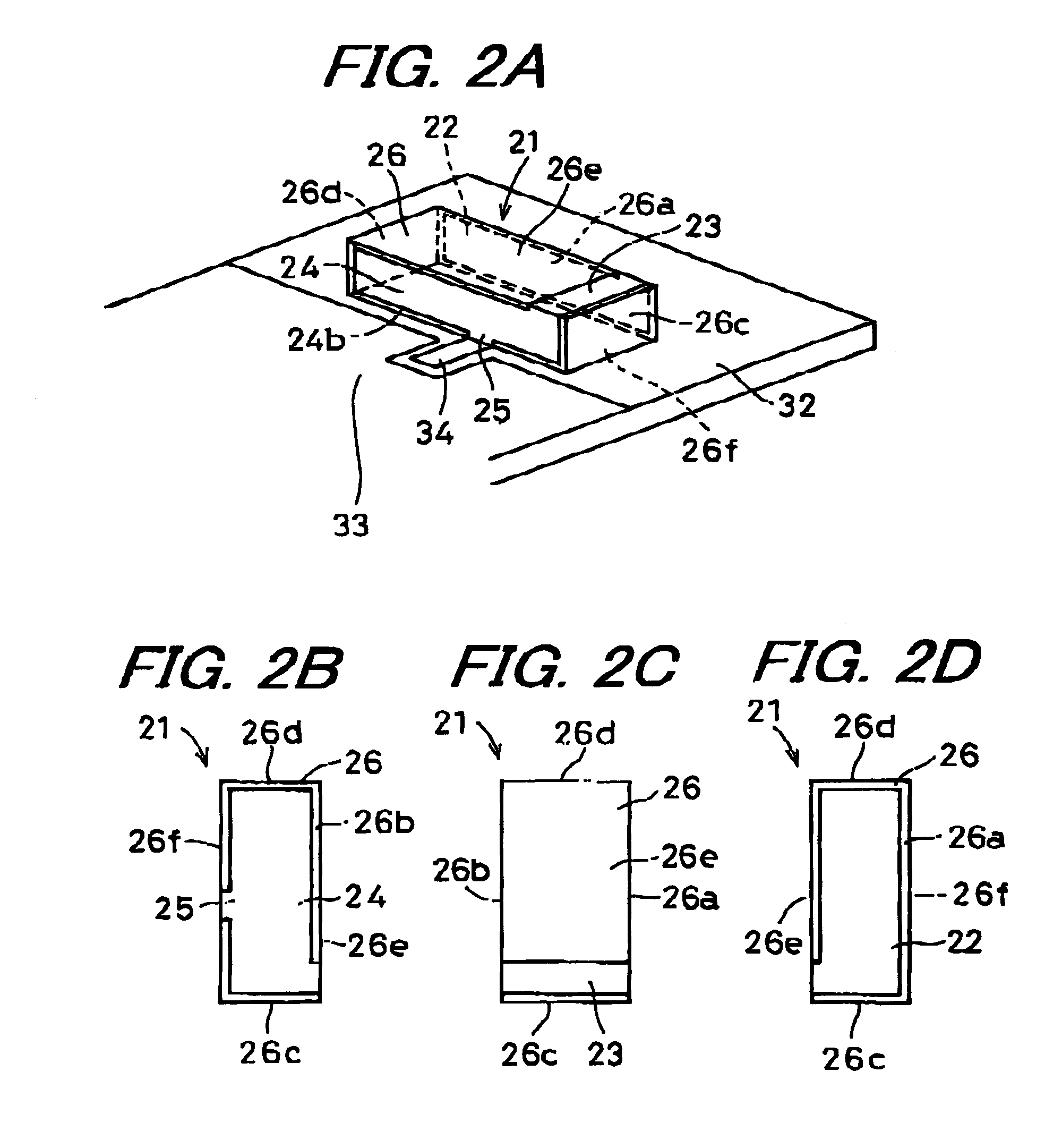 Surface mounting type antenna, antenna apparatus and radio communication apparatus