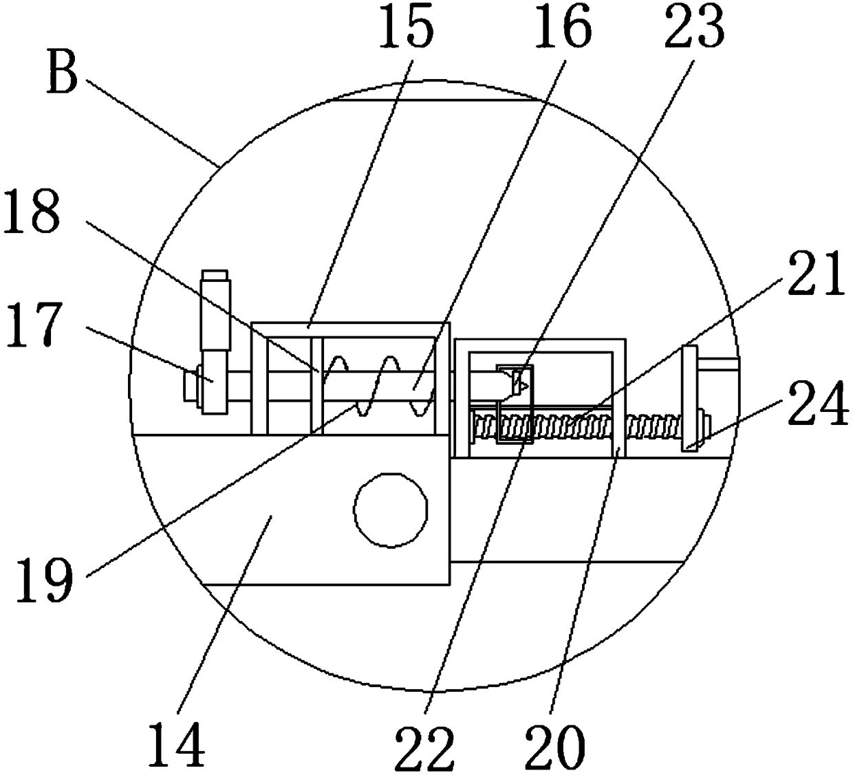 Auxiliary walking bracket for rehabilitation department